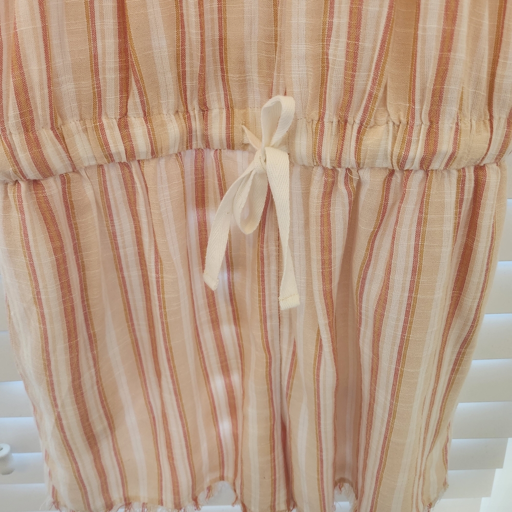 Striped Halter Romper - Picture 2 of 4